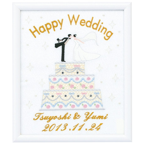 特別な贈り物に、UCHINOの額入り刺繍