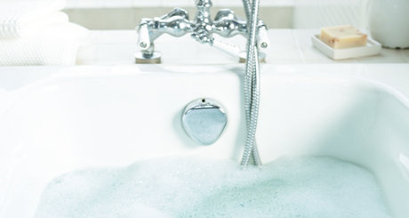 疲れを癒すバスタイム