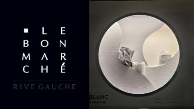 老舗高級百貨店『ル・ボン・マルシェ』のショーウィンドウに、暮らしを彩るUCHINOの特許素材のタオルがディスプレイされました