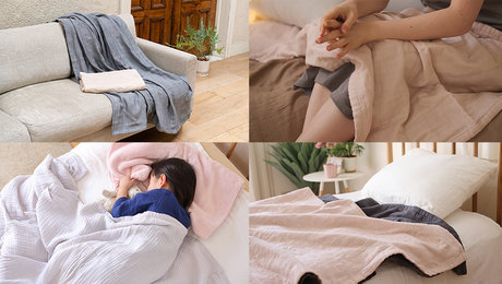 ブランケットとはちがう魅力掛ける・敷く・纏う「スロー」