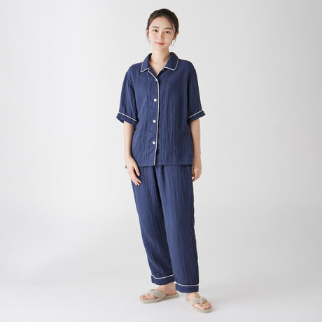 UCHINO (SALE)ルームウェア レディース 上下 クレープ ガーゼ