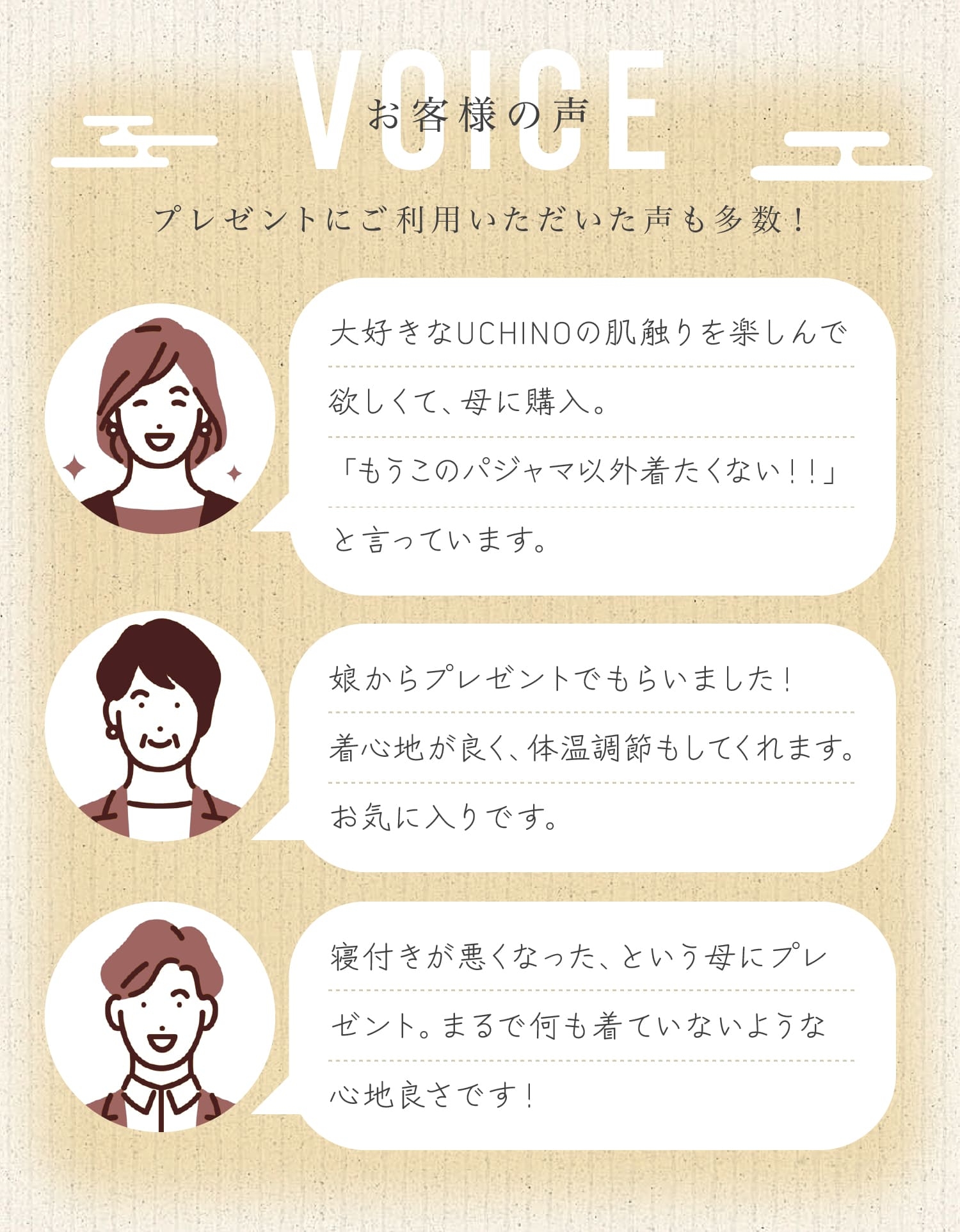 お客様の声