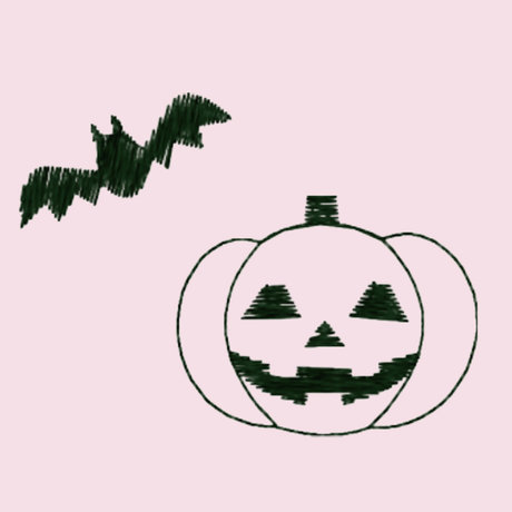 ハロウィンかぼちゃ黒