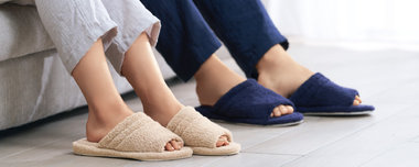 【もっと履きやすく】オープントウスリッパ「コンフォート」