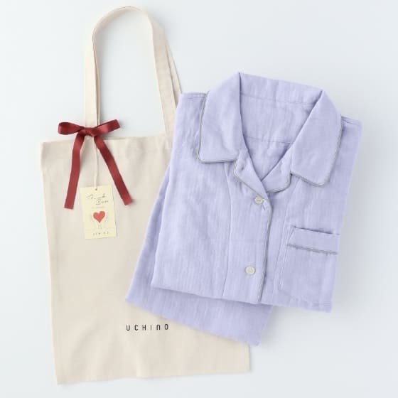 マシュマロガーゼパイピングレディスパジャマ