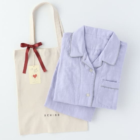 マシュマロガーゼ パイピングレディスパジャマ